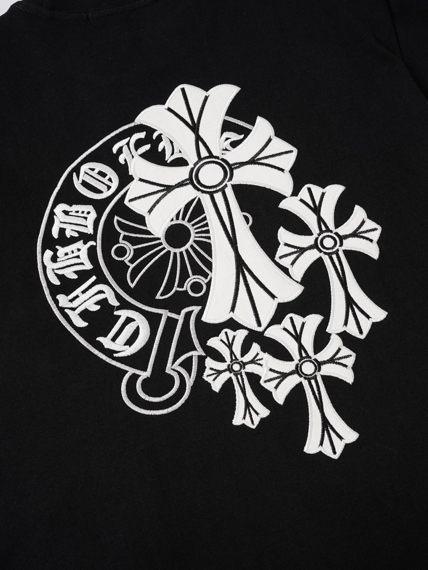 Chrome Hearts 26ss New Arrival T Quality ！ ， ， 。 ， CH ， 。 ， ， Same Style， ， 。 Size：S—XL ：Black White